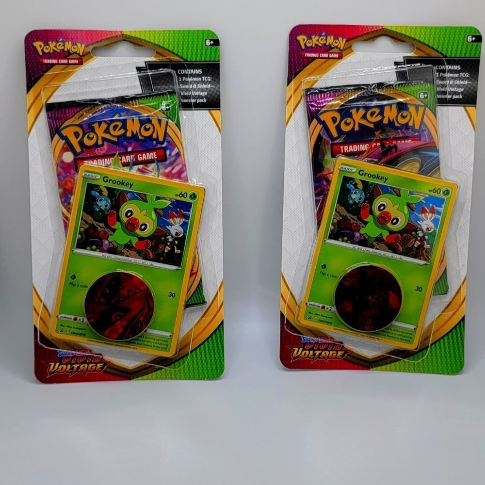 NWT Pokemon Vivid Voltage Booster Pack with Coin
